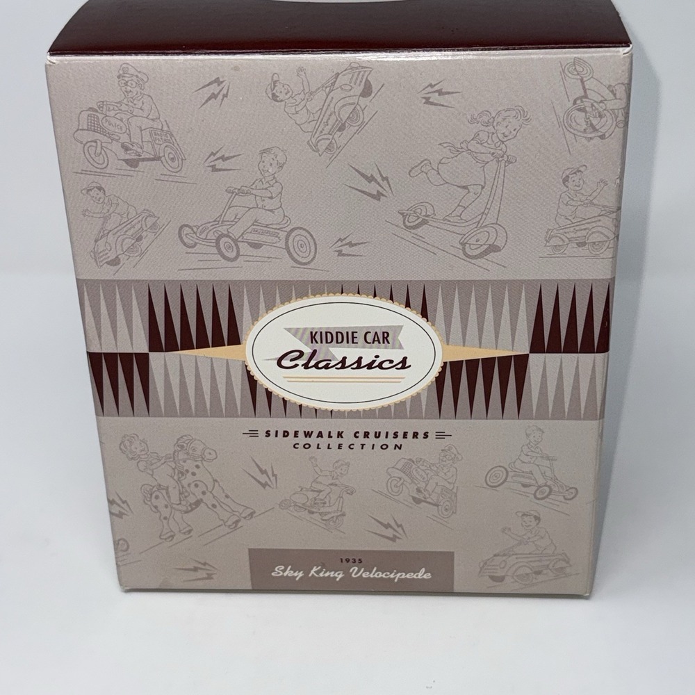 Hallmark Kiddie Car Classics Sidewalk Cruisers 1935 Sky King Velocipede NEW Box - Picture 5 of 7